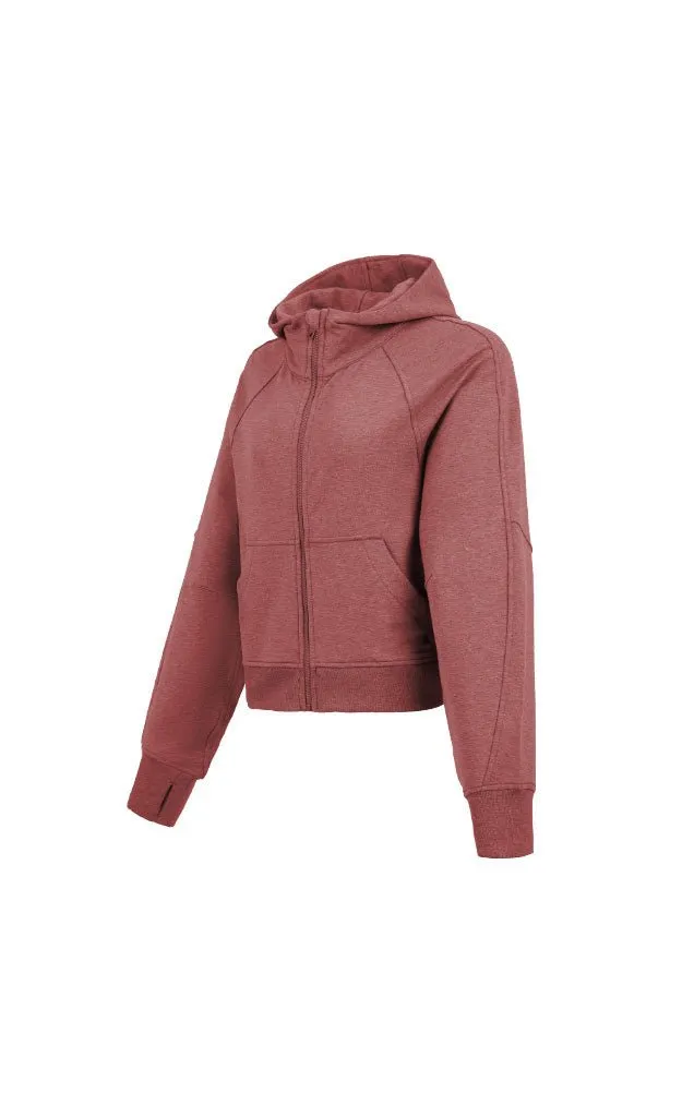 Vitality Studio Zip - Rosewood Marl