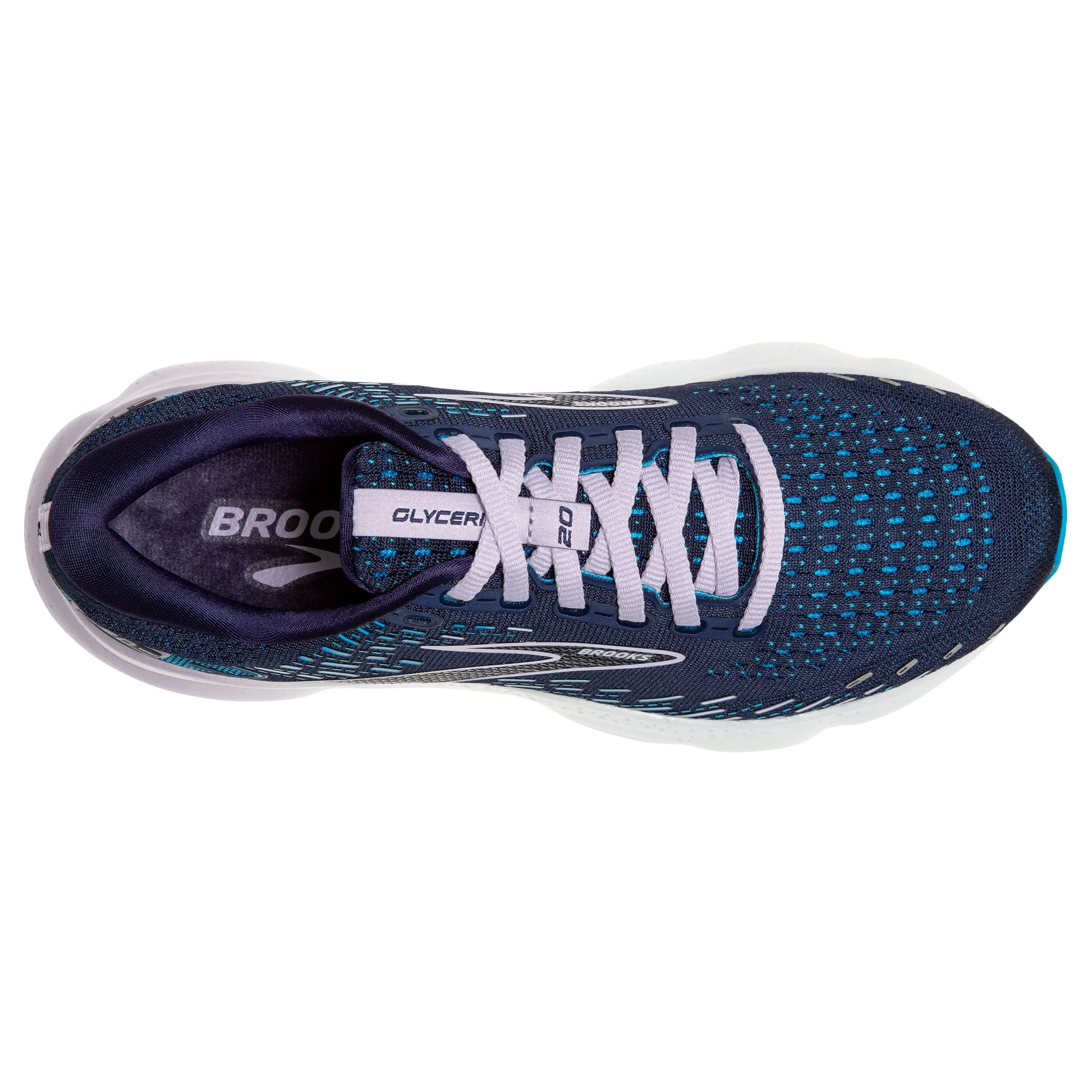 W Brooks Glycerin 20 Peacoat/Ocean/Pastel Lilac