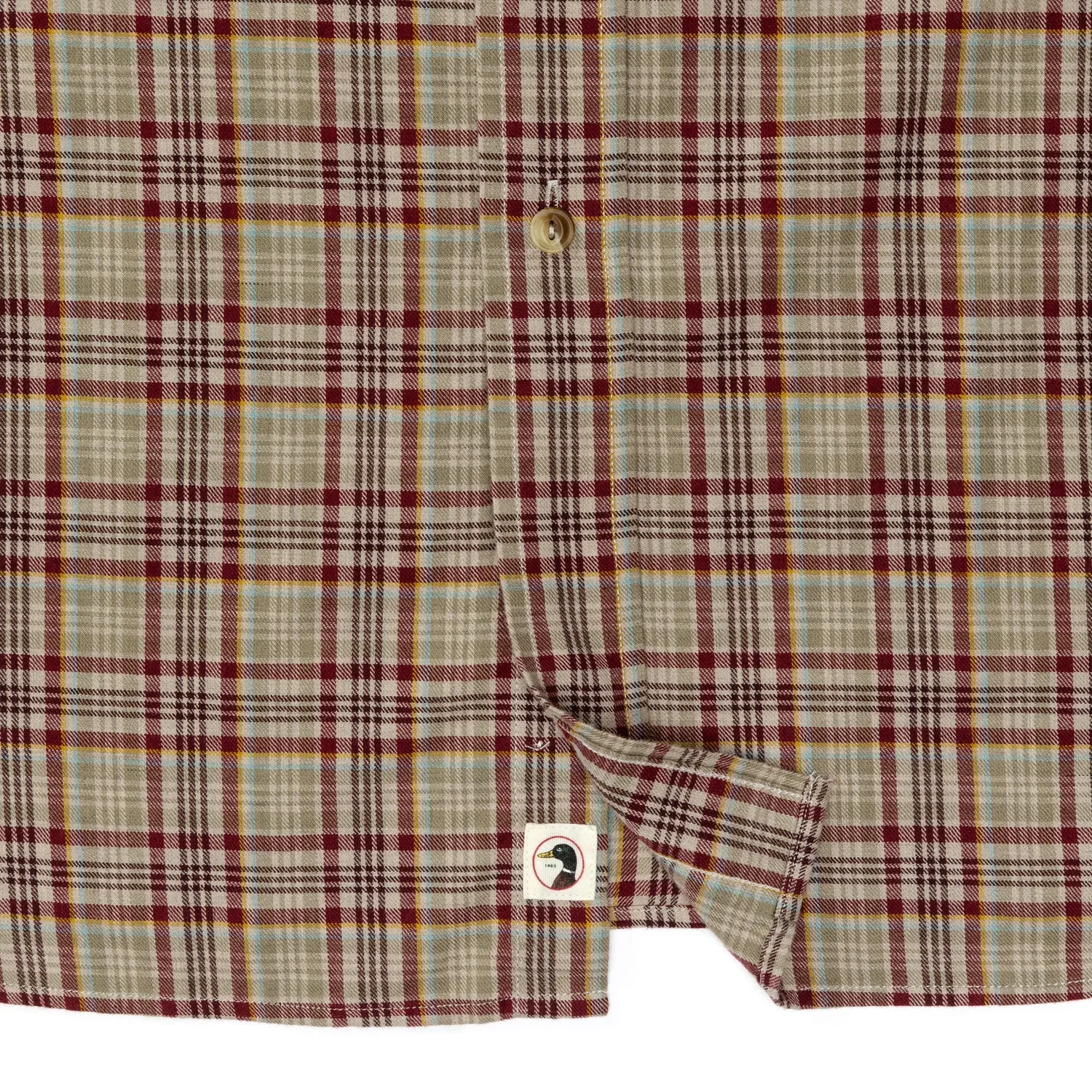 Westfall Plaid Cotton/Wool Twill Sport Shirt