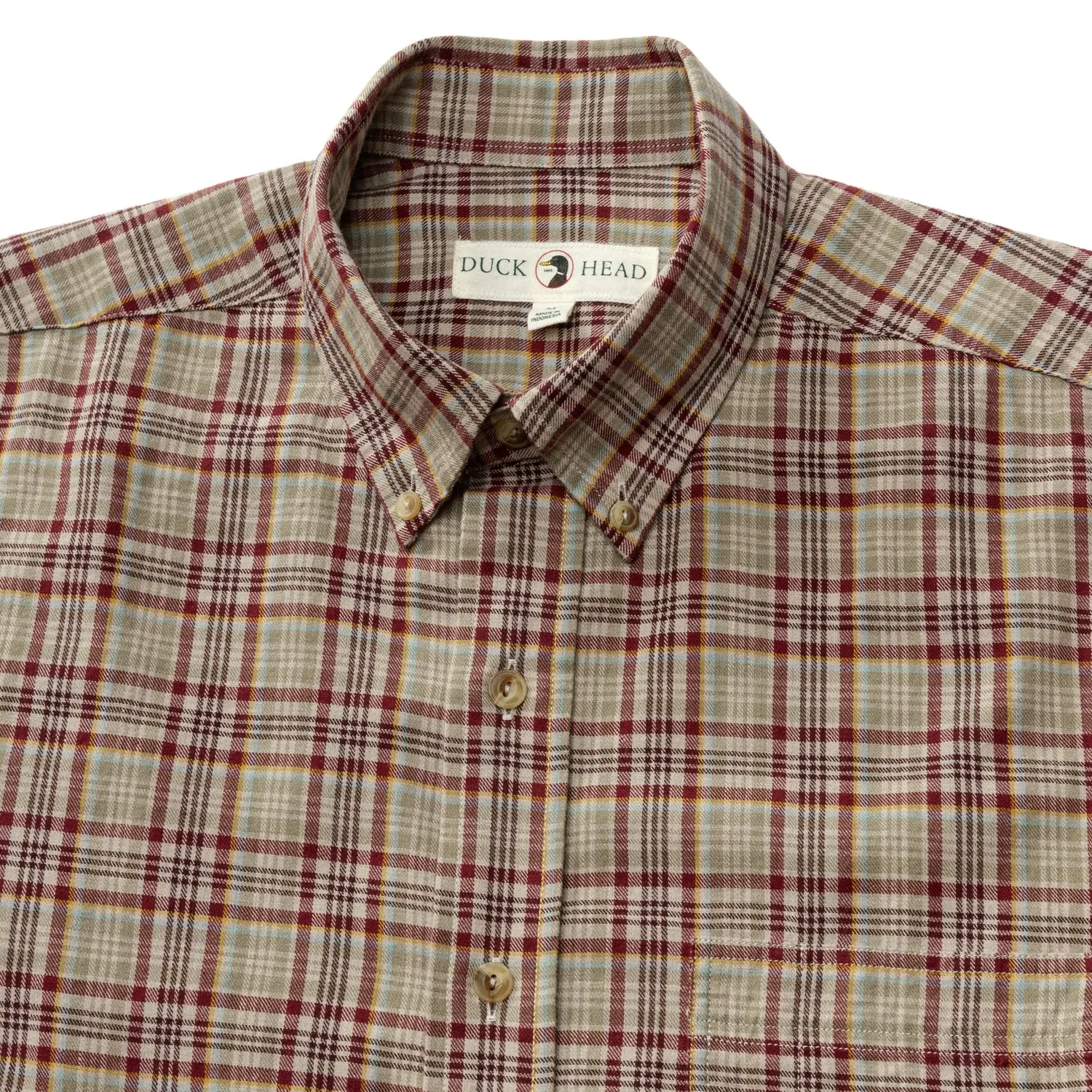 Westfall Plaid Cotton/Wool Twill Sport Shirt