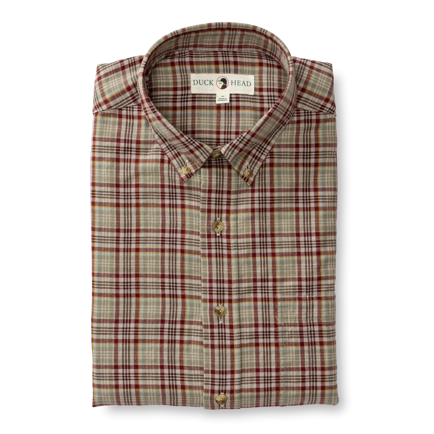 Westfall Plaid Cotton/Wool Twill Sport Shirt