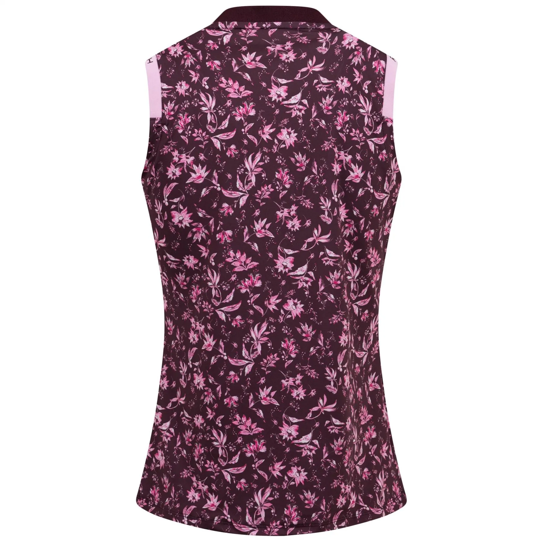 Womens Abby Sleeveless Top Neon Flower Pink - SS23