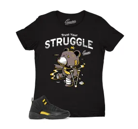 Womens Black Taxi 12 Shirt - Trust Your struggle - Black