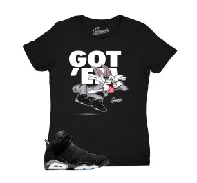 Womens - Metallic Silver 6 Got Em Shirt