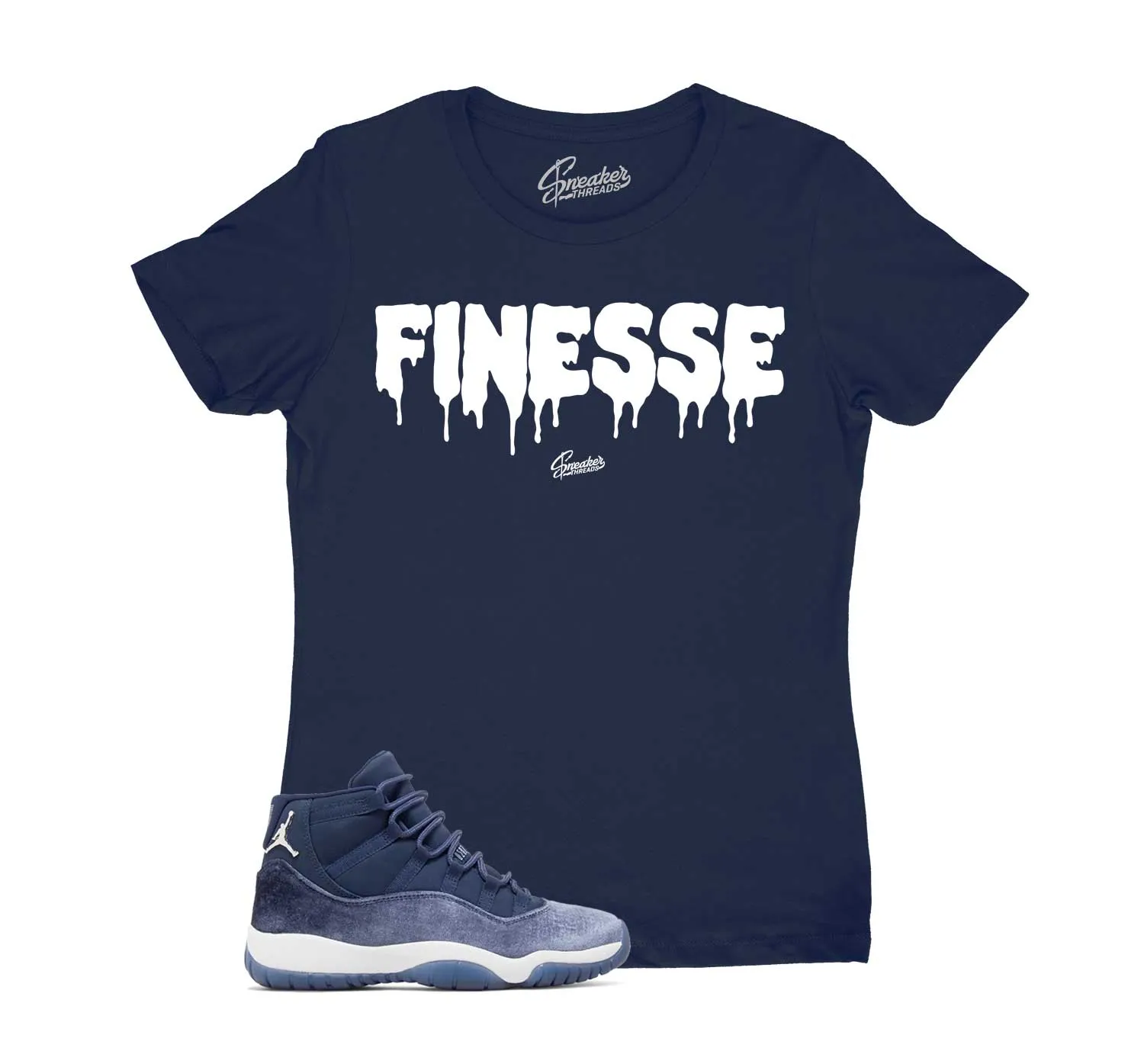 Womens Midnight Navy 11 Shirt - Finesse - Navy