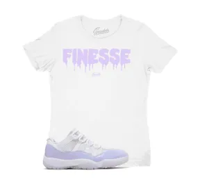 Womens Pure Violet 11 Shirt - Finesse -White