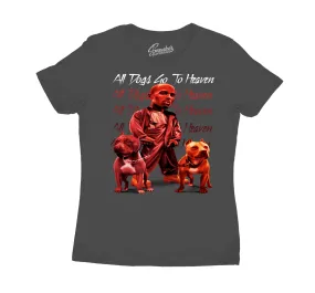 Womens - Red Flint 13 All Dogs Shirt